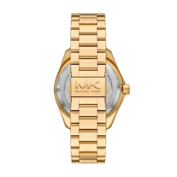 Michael Kors Maritime Three-Hand Date Gold-Tone Stainless Steel Watch - MK9162