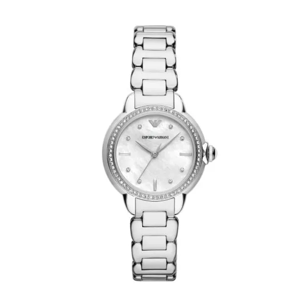 Emporio Armani Three-Hand Stainless Steel Watch - AR11596