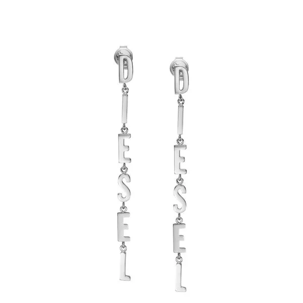 Diesel Unisex Stainless Steel Drop Earrings - Dx1488040