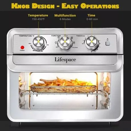 Lifespace 1700watt, 22lt Multi Function Air Fryer Oven