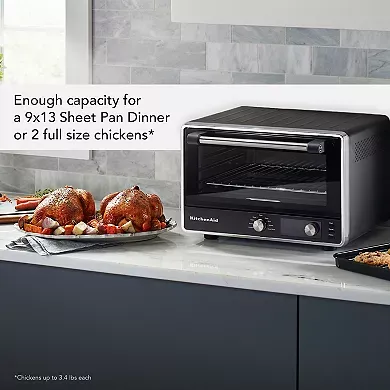 KitchenAid® KCO124BM Digital Countertop Oven with Air Fry