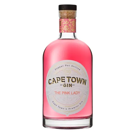 Cape Town Gin - Handcrafted Gin - The Pink Lady - 750ml