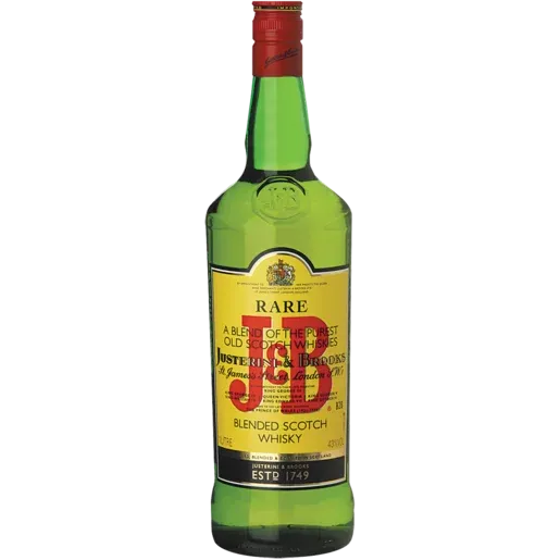 J&B Rare Blended Scotch Whisky Bottle 1L