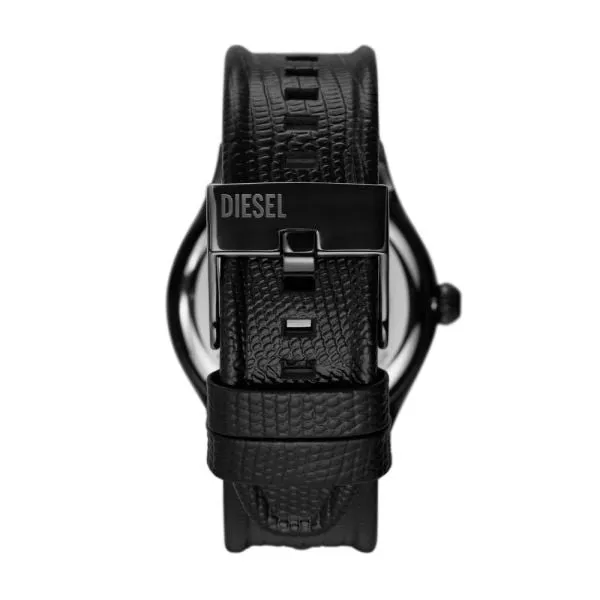 Diesel Men's Vert Three-Hand Date, Black Stainless Steel Watch - DZ2193