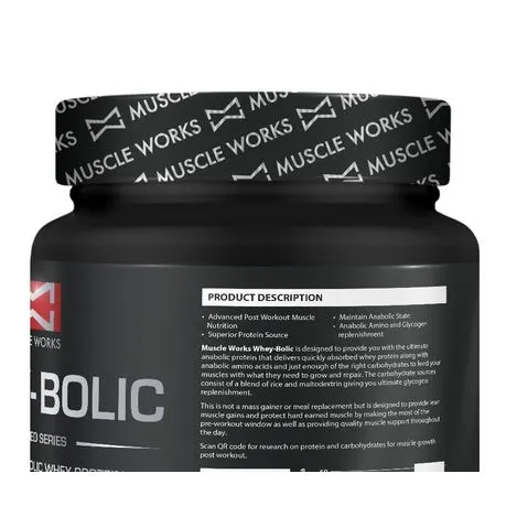 Muscle Works Whey-Bolic 900g Chocolate Ice Cream