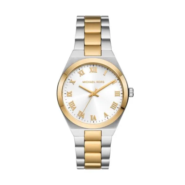 Michael Kors Lennox Three-Hand Two-Tone Stainless Steel Watch - MK7464