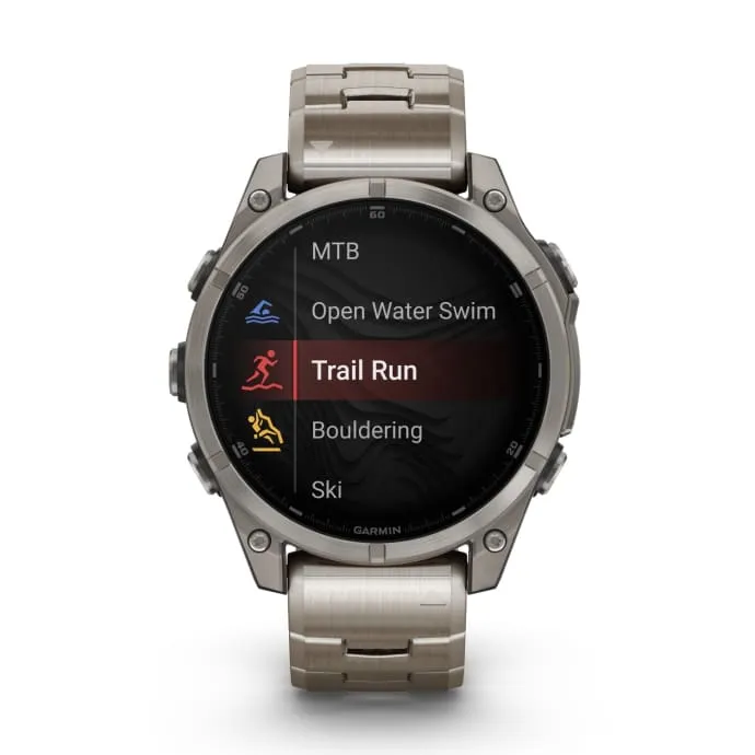 Garmin Fenix 8 47mm AMOLED Sapphire Multisport Smartwatch - Metal Strap | PLU1181132