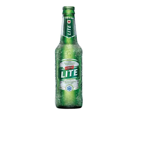 Castle Lite Premium Lager Beer 24 x 330ml Bottles