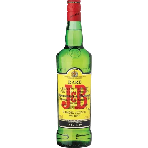 J&B Blended Scotch Whisky Bottle 750ml