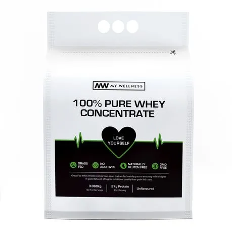 My Wellness - Grass Fed Whey Concentrate 3kg - Unflavoured