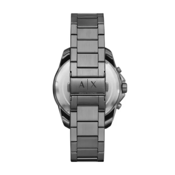 Armani Exchange Chronograph Gunmetal Stainless Steel Watch - AX1959