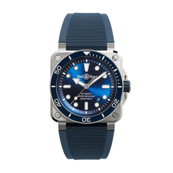 Bell & Ross BR03 Diver Type-A Blue Stainless Steel Watch