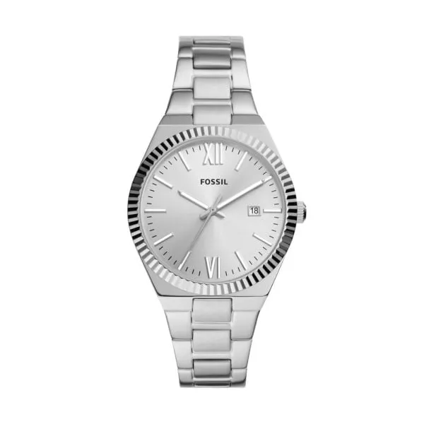 Fossil Women's Scarlette Three-Hand Date, Stainless Steel Watch - ES5300