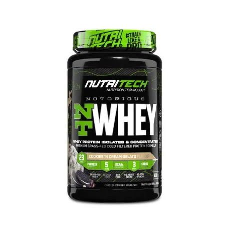 Nutritech NOTORIOUS NT Whey Cookies & Cream Gelato - 2lb