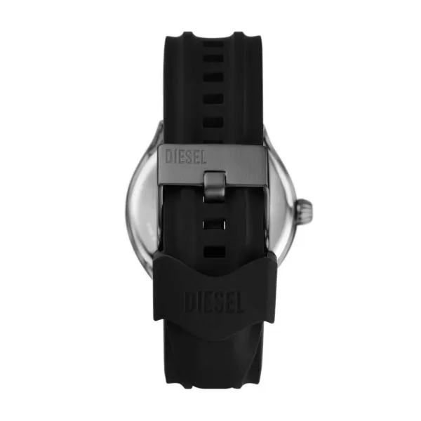 Diesel Streamline Three-Hand Black Silicone Watch - DZ2201