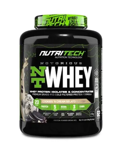 NT Notorious Whey Protein - Cookies & Cream Gelato (2kg)