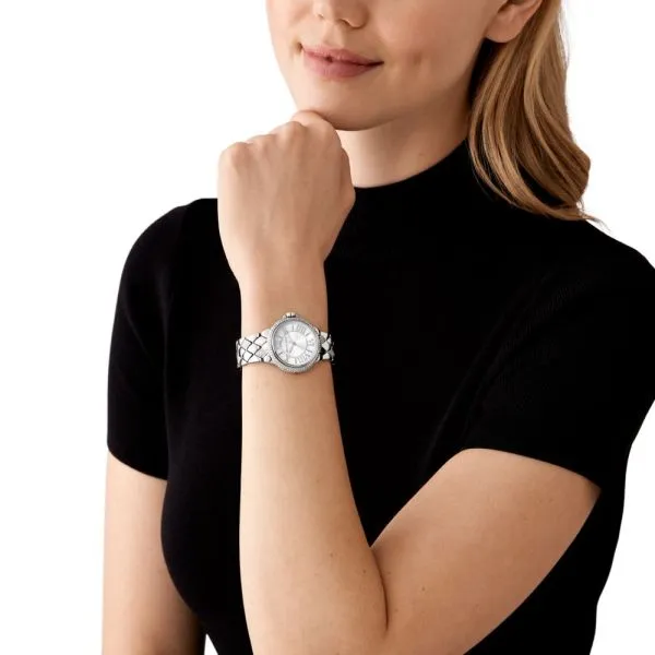 Michael Kors Camille Three-Hand Stainless Steel Watch - MK4804