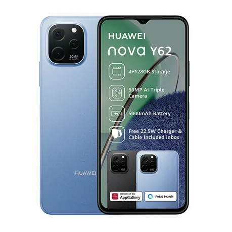 Huawei Nova Y62 128GB LTE Dual Sim - Sapphire Blue