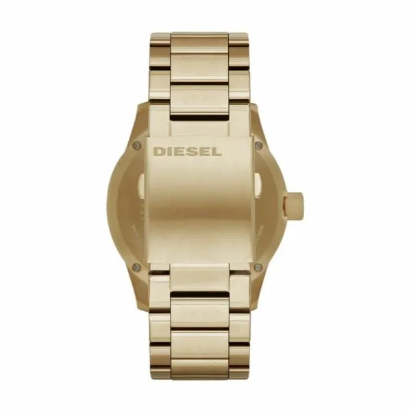 Diesel Men's Rasp Gold Round Stainless Steel Watch - DZ1761