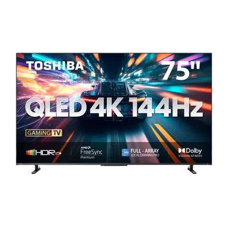 Toshiba 75" Z670MN 144Hz 4K QLED Smart TV with HDR & Dolby Atmos