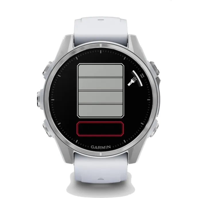 Garmin Fenix 8 43mm AMOLED Glass Multisport Smartwatch - Whitestone | PLU1181116