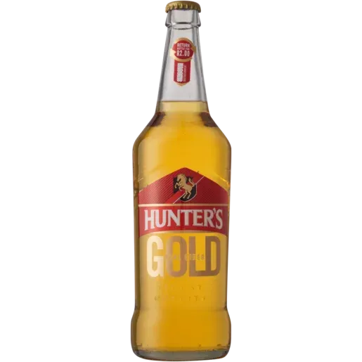 Hunter's Gold Real Cider Bottle 660ml