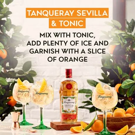 Tanqueray Flor de Sevilla 35% ABV - 750ml