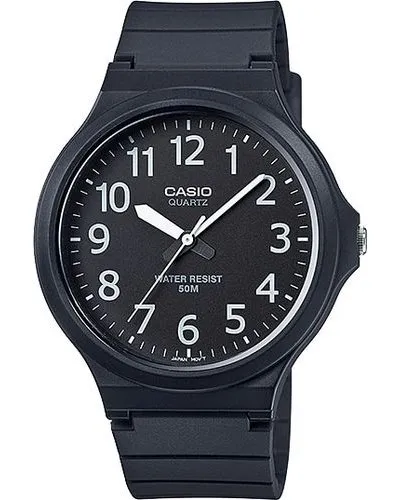 Casio Analog Wrist Watch (Black & Silver)