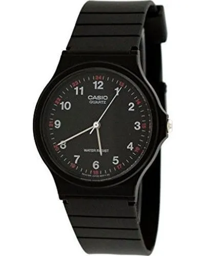 Casio Analog Water Resistant Watch (Black)