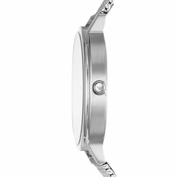 Emporio Armani Women's Kappa Silver Round Stainless Steel Watch - AR11128