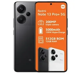 Xiaomi Redmi Note 13 Pro+ 5G Dual Sim 512GB - Black