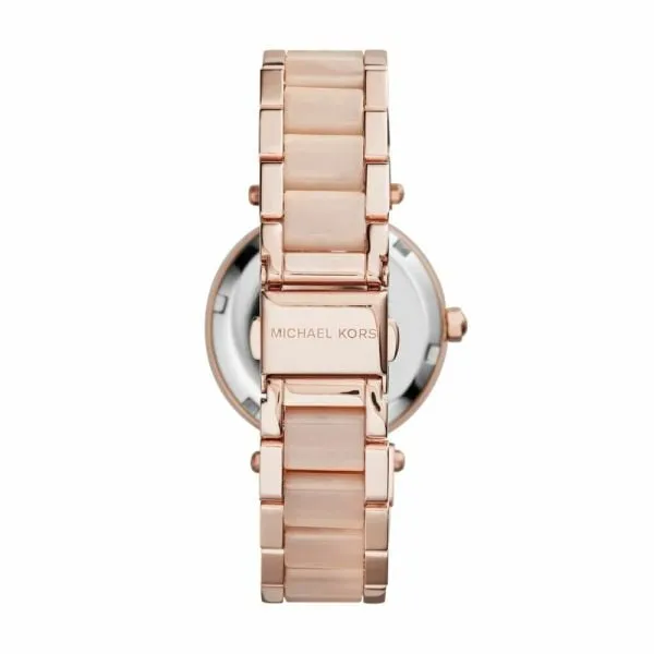 Michael Kors Women's Parker Rose Gold Round Acetate Watch - MK6110