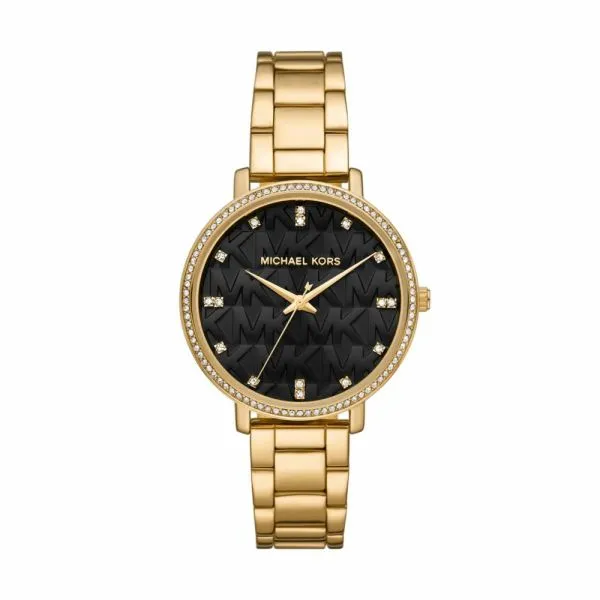 Michael Kors Pyper Three-Hand Gold-Tone Alloy Watch - MK4593