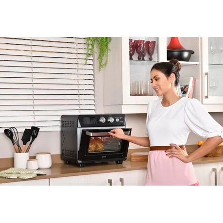 Kenwood - Air Fryer Oven & Rotisserie 25L Black - MOA25.600BK