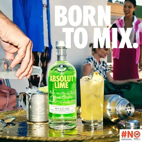Absolut Lime Vodka 750ml