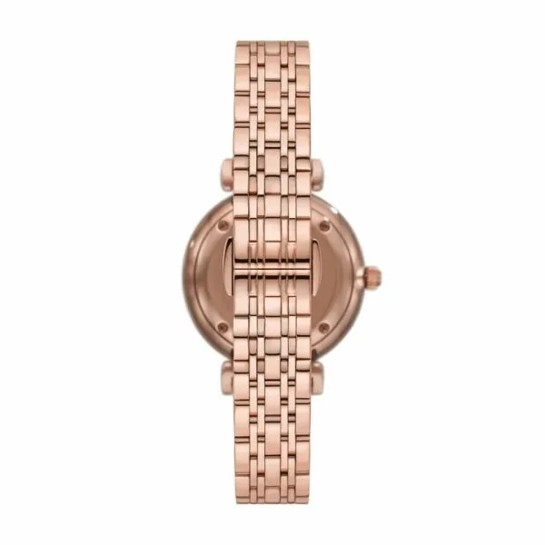 Emporio Armani Two-Hand Rose Gold-Tone Stainless Steel Watch - AR11446