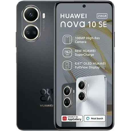 Huawei Nova 10 SE 256GB Single Sim - Starry Black