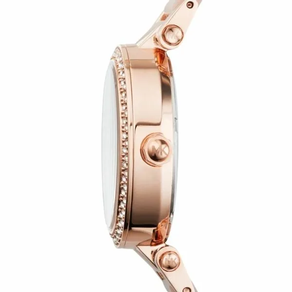 Michael Kors Women's Parker Rose Gold Round Acetate Watch - MK6110