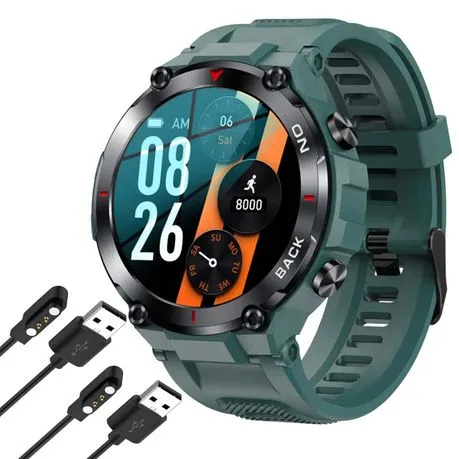 FocusFit K37 1.32" GPS Military Sports Smartwatch for Android & iOS