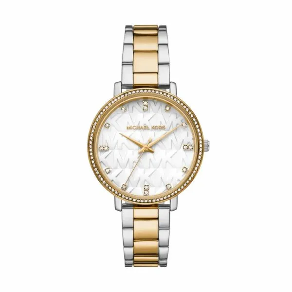 Michael Kors Pyper Three-Hand Two-Tone Alloy Watch - MK4595