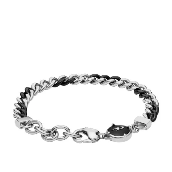 Diesel Unisex Two-Tone Stainless Steel Chain Bracelet - Dx1498931