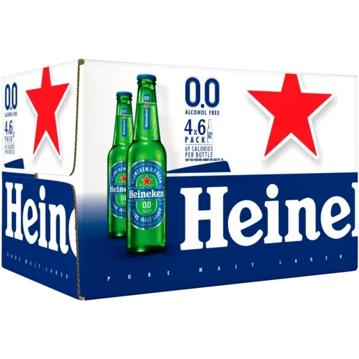 Heineken Non-Alcoholic Beer Bottles 24 x 330ml