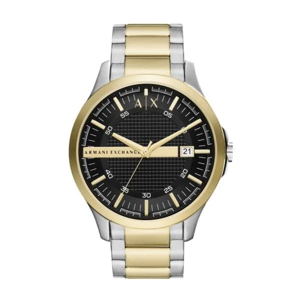 Armani Exchange Three-Hand Date Two-Tone Stainless Steel Watch - AX2453