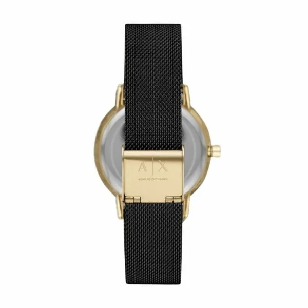 Armani Exchange Women's Lola Gold Round Stainless Steel Watch - AX5548