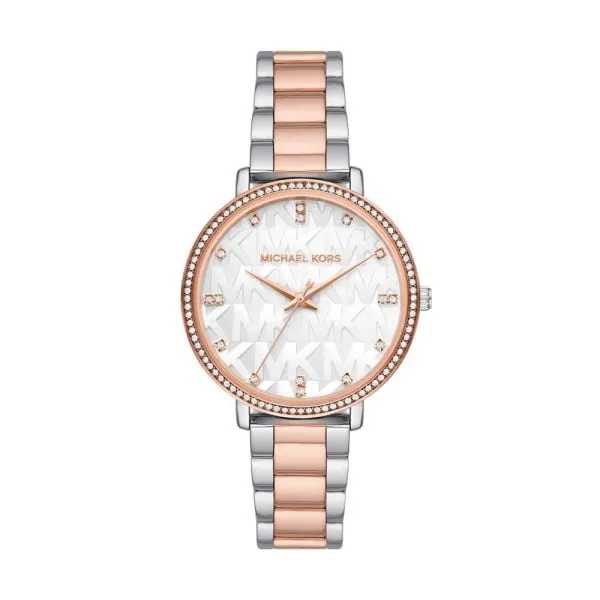 Michael Kors Pyper Three-Hand Two-Tone Alloy Watch - MK4667