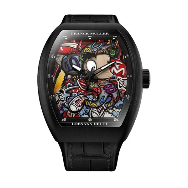 Franck Muller Vanguard Color Dreams Loes Van Delft Limited Edition Titanium Watch