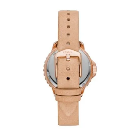 Fossil Izzy Dress Nude Leather Watch-Es4888