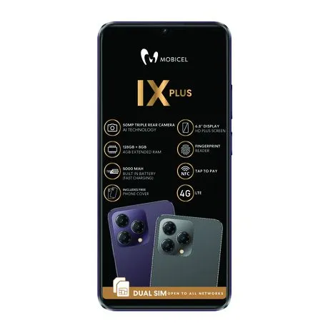 Mobicel Ix Plus 8GB +128GB