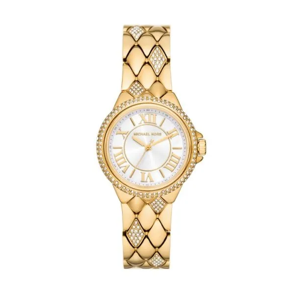 Michael Kors Camille Three-Hand Gold-Tone Stainless Steel Watch - MK4801