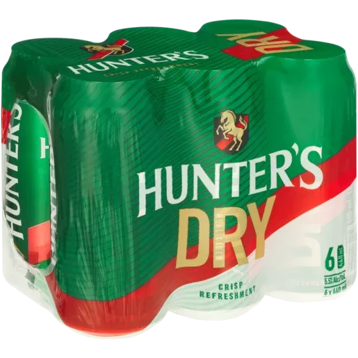 Hunter's Dry Cider Cans 6 x 440ml